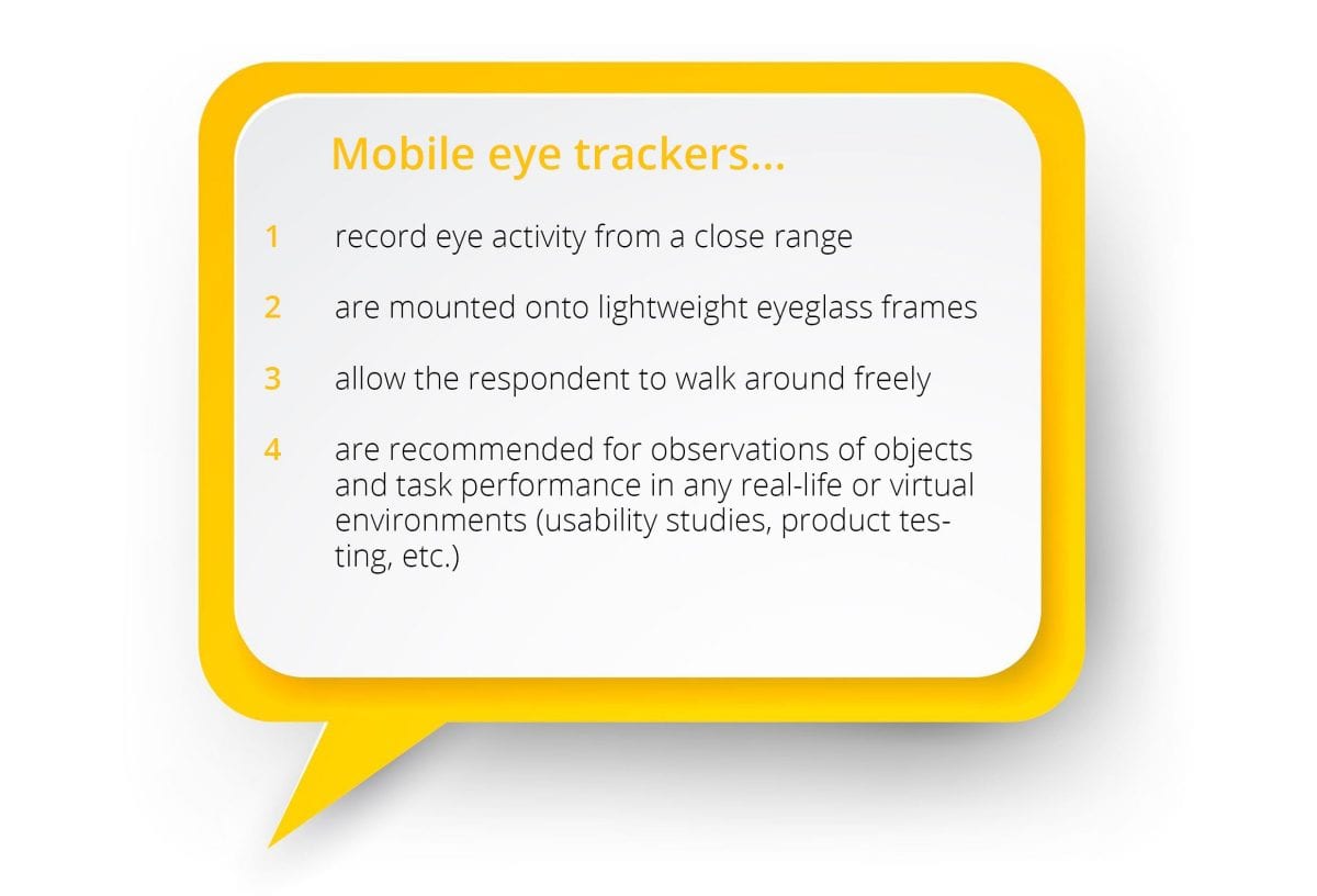 what mobile eye trackers do